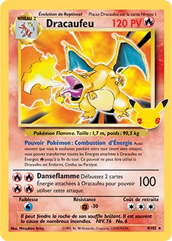 Dracaufeu — carte Pokémon Célébrations