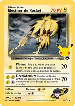Électhor de Rocket — carte Pokémon Célébrations