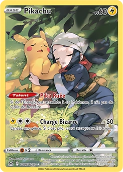Pikachu — carte Pokémon Origine Perdue
