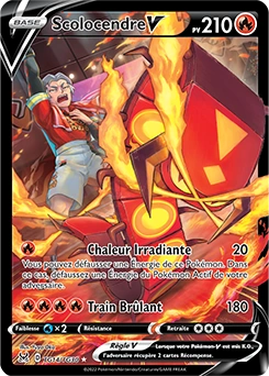Scolocendre V — carte Pokémon Origine Perdue