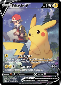 Pikachu V — carte Pokémon Origine Perdue