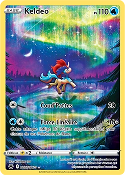 Keldeo — carte Pokémon Zénith Suprême