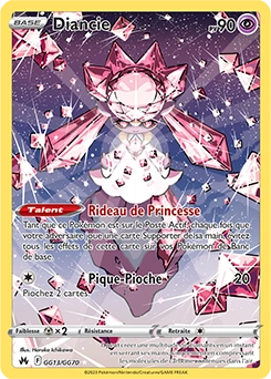 Diancie — carte Pokémon Zénith Suprême