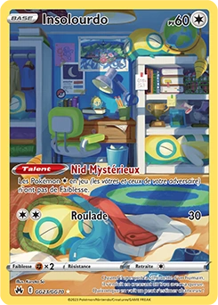 Insolourdo — carte Pokémon Zénith Suprême
