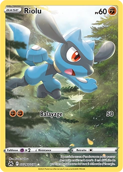 Riolu — carte Pokémon Zénith Suprême