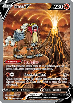 Entei V — carte Pokémon Zénith Suprême