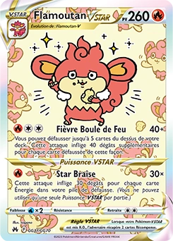 Flamoutan VSTAR — carte Pokémon Zénith Suprême