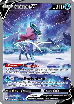 Suicune V — carte Pokémon Zénith Suprême