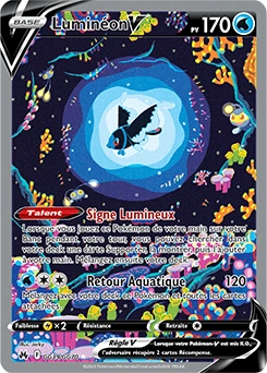 Luminéon V — carte Pokémon Zénith Suprême