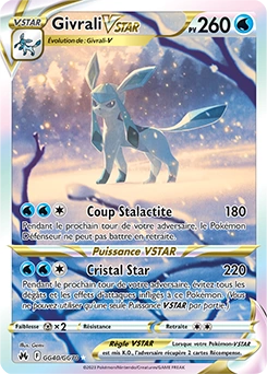 Givrali VSTAR — carte Pokémon Zénith Suprême