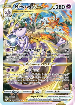 Mewtwo VSTAR — carte Pokémon Zénith Suprême