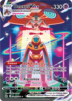 Deoxys VMAX — carte Pokémon Zénith Suprême