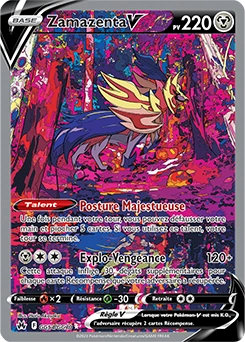 Zamazenta V — carte Pokémon Zénith Suprême