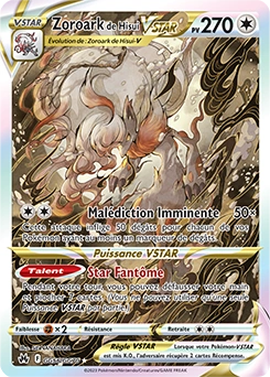 Zoroark de Hisui VSTAR — carte Pokémon Zénith Suprême