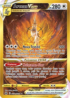 Arceus VSTAR — carte Pokémon Zénith Suprême