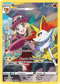 Roussil — carte Pokémon Tempête Argentée