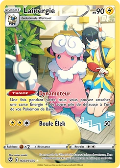 Lainergie — carte Pokémon Tempête Argentée