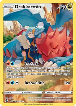 Drakkarmin — carte Pokémon Tempête Argentée