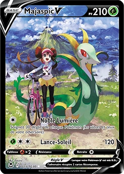Majaspic V — carte Pokémon Tempête Argentée