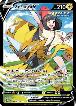 Zeraora V — carte Pokémon Tempête Argentée