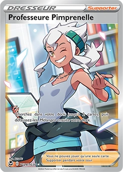 Professeure Pimprenelle — carte Pokémon Tempête Argentée