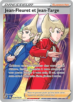 Jean-Fleuret et Jean-Targe — carte Pokémon Tempête Argentée