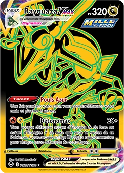 Rayquaza VMAX — carte Pokémon Tempête Argentée