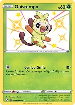 Ouistempo — carte Pokémon Destinées Radieuses