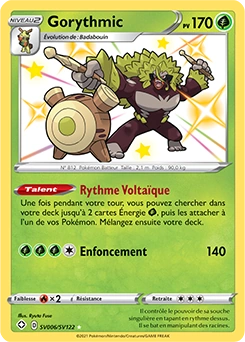 Gorythmic — carte Pokémon Destinées Radieuses