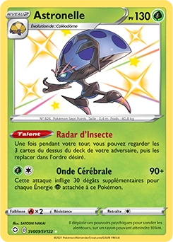 Astronelle — carte Pokémon Destinées Radieuses