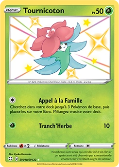 Tournicoton — carte Pokémon Destinées Radieuses