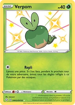 Verpom — carte Pokémon Destinées Radieuses