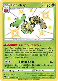 Pomdrapi — carte Pokémon Destinées Radieuses
