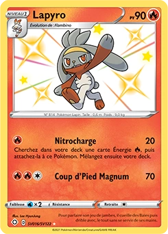 Lapyro — carte Pokémon Destinées Radieuses