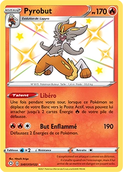 Pyrobut — carte Pokémon Destinées Radieuses