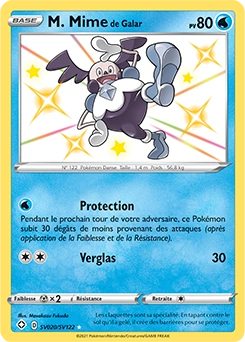 M. Mime de Galar — carte Pokémon Destinées Radieuses