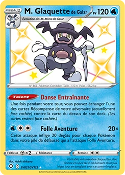 M. Glaquette de Galar — carte Pokémon Destinées Radieuses