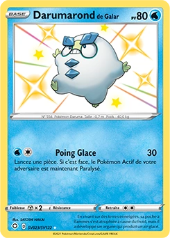 Darumarond de Galar — carte Pokémon Destinées Radieuses