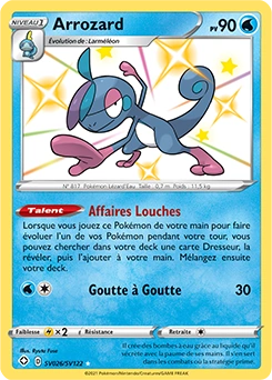 Arrozard — carte Pokémon Destinées Radieuses