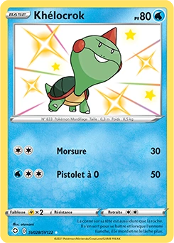 Khélocrok — carte Pokémon Destinées Radieuses