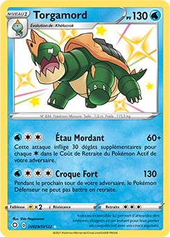Torgamord — carte Pokémon Destinées Radieuses