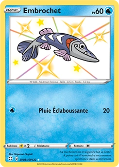 Embrochet — carte Pokémon Destinées Radieuses