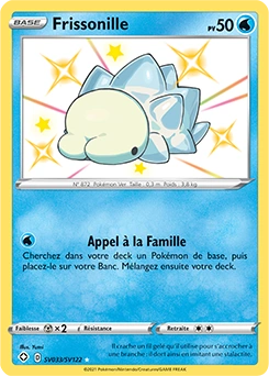 Frissonille — carte Pokémon Destinées Radieuses