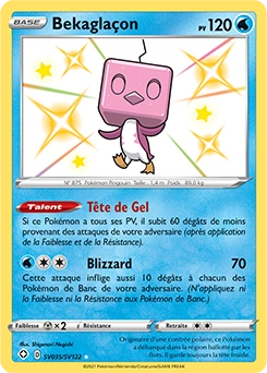 Bekaglaçon — carte Pokémon Destinées Radieuses