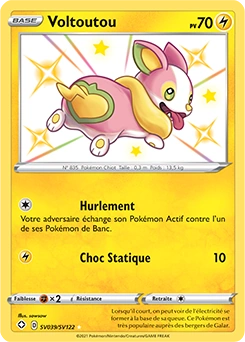 Voltoutou — carte Pokémon Destinées Radieuses
