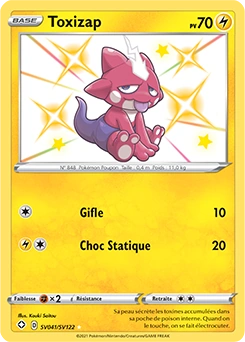 Toxizap — carte Pokémon Destinées Radieuses