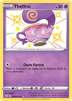 Théffroi — carte Pokémon Destinées Radieuses
