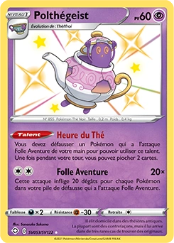 Polthégeist — carte Pokémon Destinées Radieuses