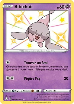 Bibichut — carte Pokémon Destinées Radieuses