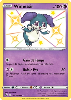 Wimessir — carte Pokémon Destinées Radieuses